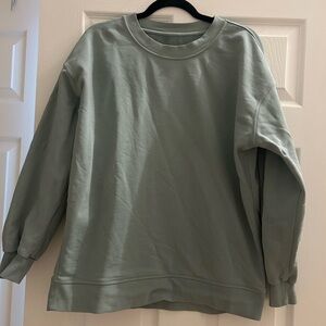 Lululemon Green perfectly oversized Sweater